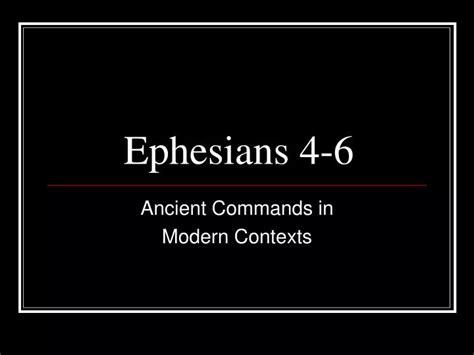 Ppt Ephesians 4 6 Powerpoint Presentation Free Download Id2988731