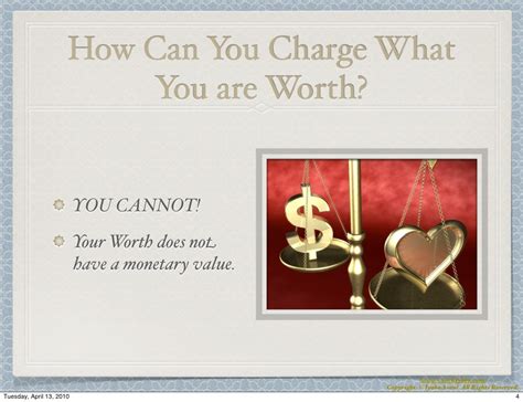 Charge What You Worth