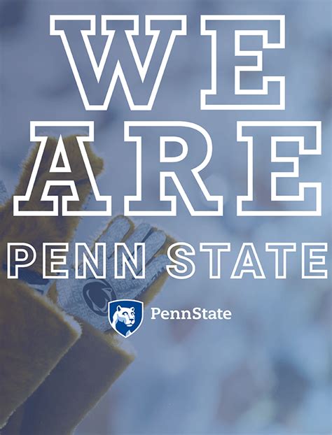 Penn State Admissions First Year Poster Undergraduate Admissions