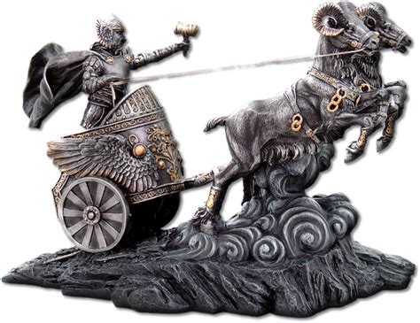 Tanngrisnir And Tanngnjostr Thors Chariot Was Pulled By Two Goats