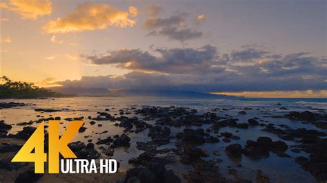 4k Sunset At Baby Beach Maui Hawaii 4k Hdr Relax Video Proartinc
