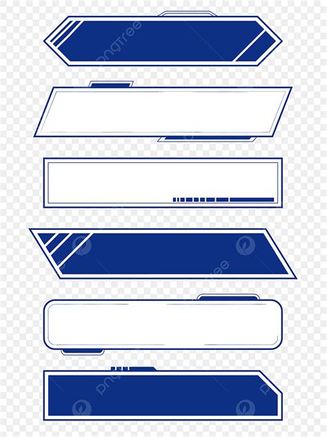 Business T Box Vector Hd Images Business Border Blue Geometric