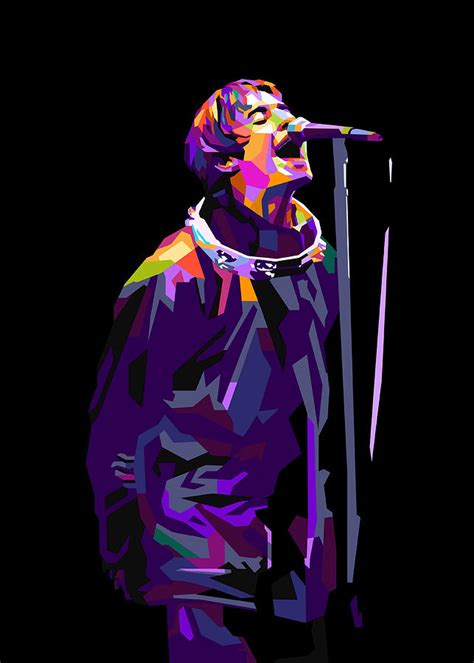 Oasis Pop Art Poster Painting By Oliver Collins Fine Art America