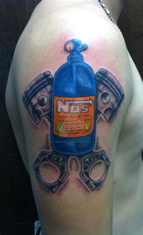 Racing Nos Tattoo By Threedayslong On Deviantart