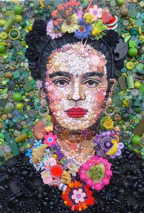 Frida Jane Perkines Frida Kahlo Artwork Frida Art Button Art Button