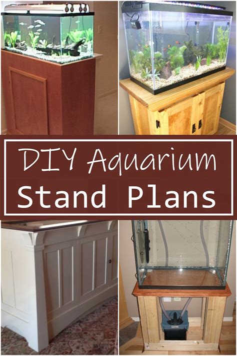 10 Diy Aquarium Stand Plans Diy Crafts