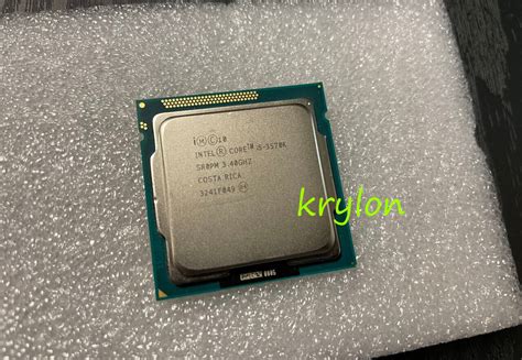 Used Intel I5 3570k Ivy Bridge Quad Core Processor 34 Ghz Lga 1155 Cpu