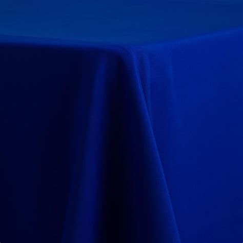 Royal Blue Polyester Linens For Rent