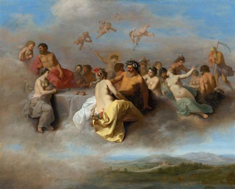 Council Of The Gods By Cornelis Van Poelenburch Artvee