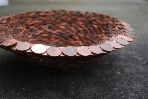 Affordable DIY Ideas You Can Do With Pennies Coin Crafts Penny Crafts Diy Bowl
