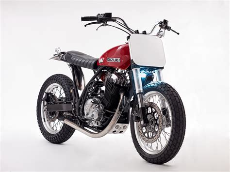 Urban Flat Tracker Suzuki Dr650 By Oilbro Motorcycles Bikebound