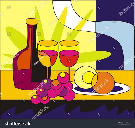 Abstract Still Life Stock Vector Illustration 11332723 Shutterstock