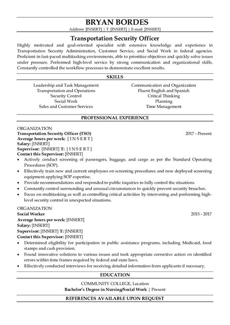 Professional Resume Examples For Federal Jobs In 2 Clicks Resumegets