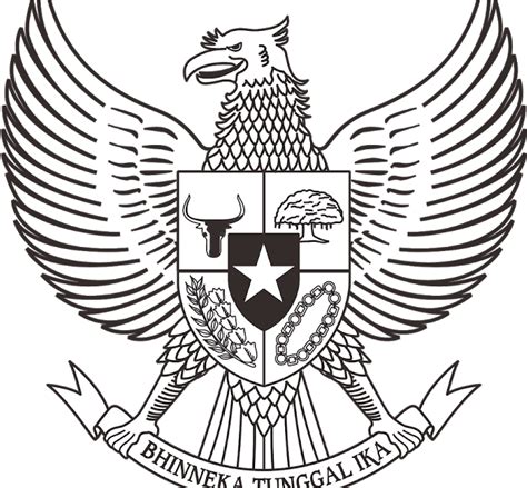 Download Logo Pancasila Hitam Putih Vector Cdr And Png Hd Logo Garuda