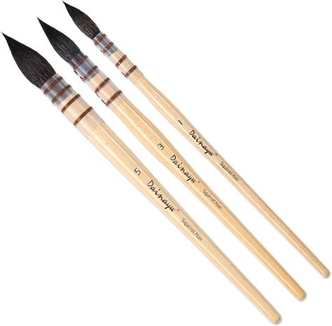 Watercolor Paint Brushes Round Squirrel Hair Paint Brush Set For Art