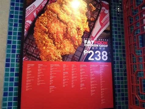 Menu At Fat Fook Kitchen Restaurant Quezon City M24J J2G