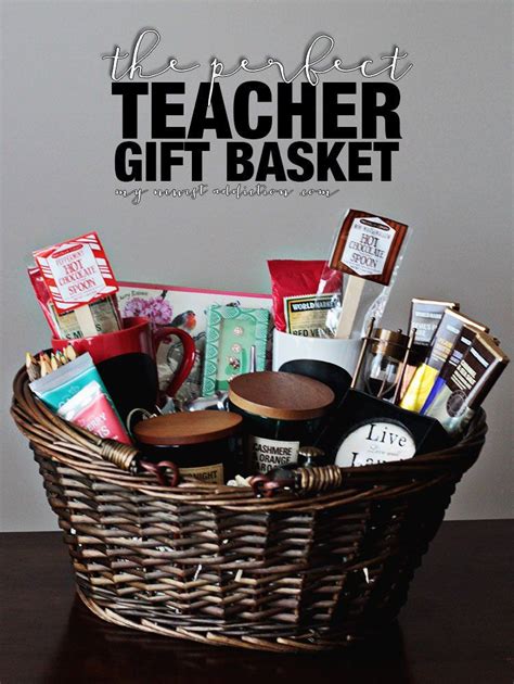 How To Create The Perfect Teacher Gift Basket Share The Joy Teacher