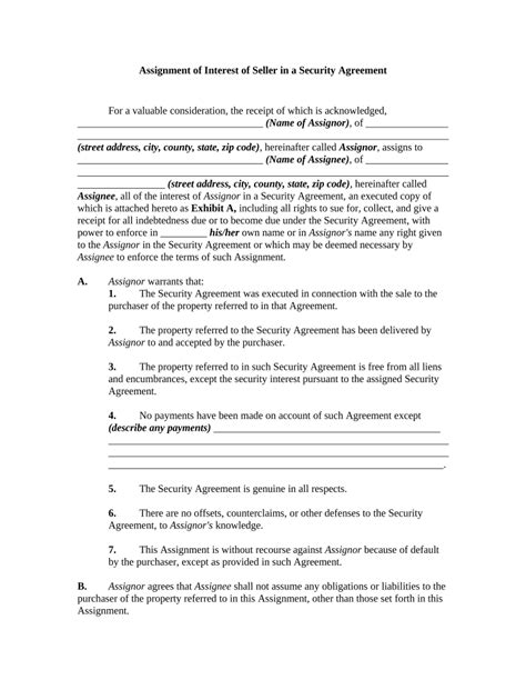 Llc Membership Interest Assignment Free Template Fill Out Sign
