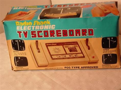 Radio Shack Tv Scoreboard Vintage Pong Gamemore