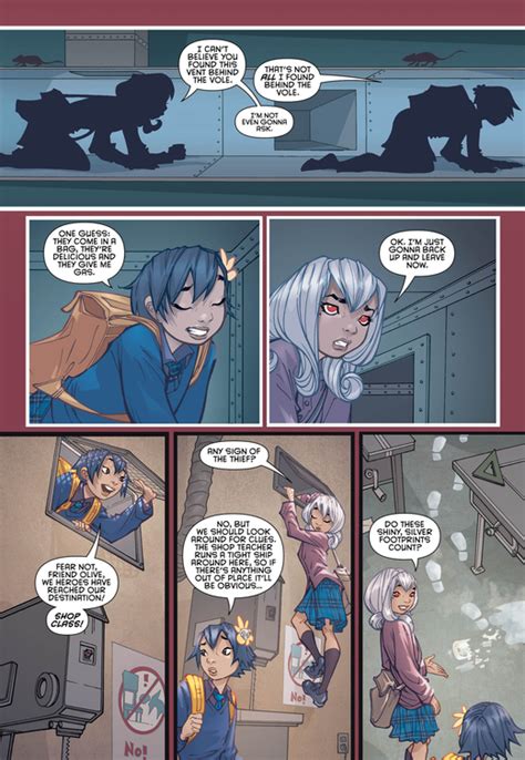 Weird Science Dc Comics Gotham Academy 18 Review And Spoilers
