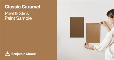 Classic Caramel Paint Sample By Benjamin Moore Peel Stick Paint Sample