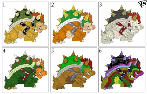 Bowser Colors By Brainstorm Bw Style On Deviantart