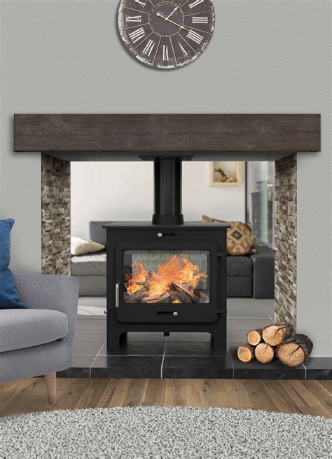 Ekol Clarity Double Sided Multi Fuel Stove Kw Low Cost Fireplaces