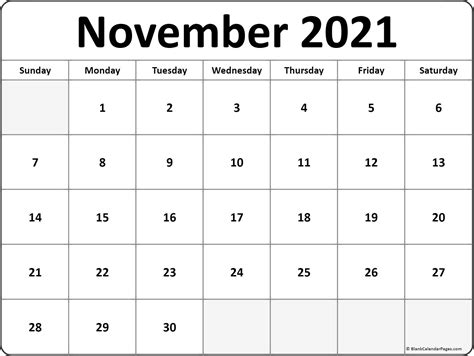 2021 Printable Monthly Calendar Ten Free Printable