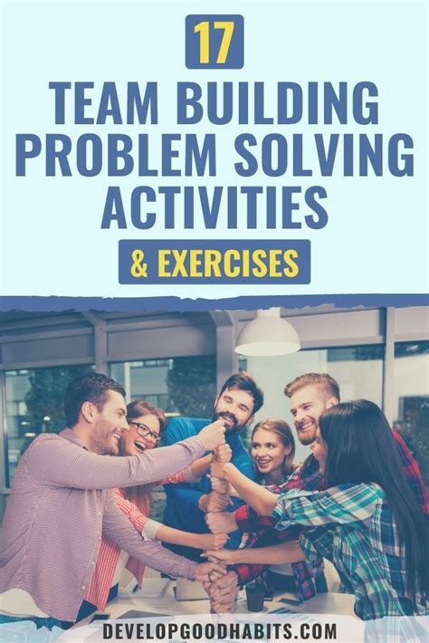 17 team building problem solving activities exercises artofit