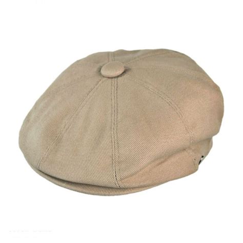 B2b Jaxon Cotton Newsboy Cap Flat Caps