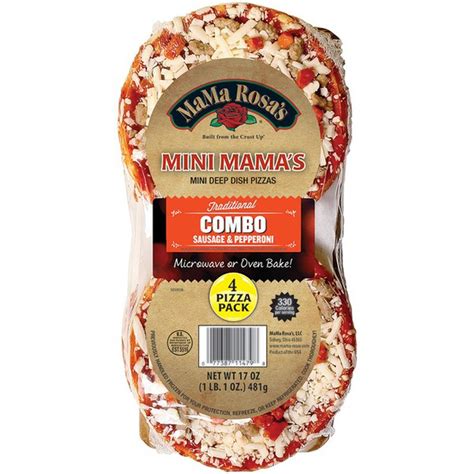 Mama Rosas Mini Mamas Traditional Combo Mini Deep Dish Pizzas 425