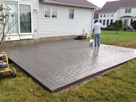 Transform Your Backyard With A Stamped Concrete Patio Decoomo