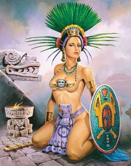 Aztec Women Nude Cumception