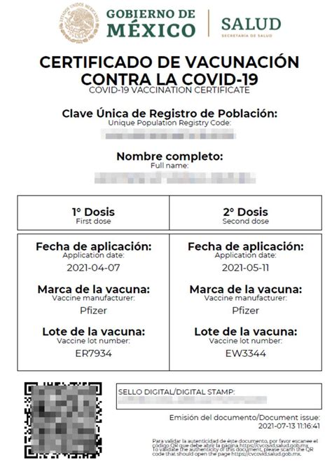 ¿cómo Descargar El Certificado De Vacunación Contra El Covid 19