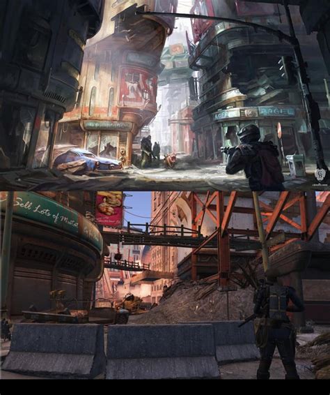 Just To Give An Idea How The Concept Art Vs Game Might Look Like This