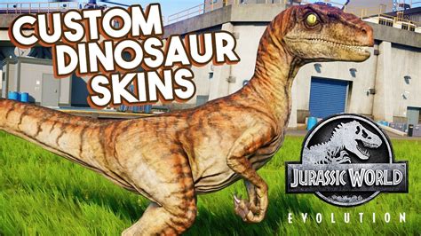 Exclusive Custom Dinosaur Skins In Game Mods Work Jurassic World