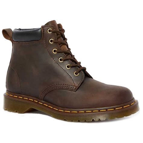 Dr Martens 939 Ben Unisex Leather Ankle Boots Gaucho Brown