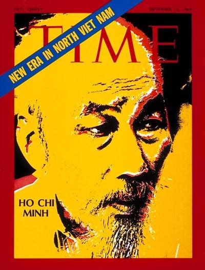 Time Magazine Cover Ho Chi Minh Sep 12 1969 Ho Chi Minh