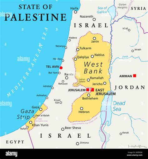 Mapa Del Pais Palestina Fotografías E Imágenes De Alta Resolución Alamy