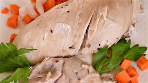 As soon as the liquid inside the pan starts to boil, you will need to reduce the heat and leave it on a low temperature. Boiled Chicken Recipe - Allrecipes.com