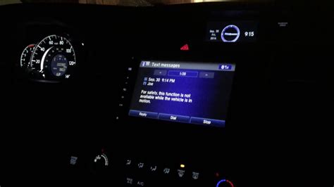 Honda Crv Reading Text Messages Youtube