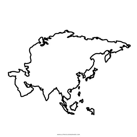 Arriba Foto Mapa Del Continente Asiatico Para Colorear Con Nombres