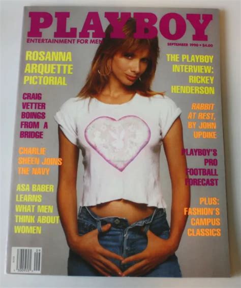 Playboy September Rosanna Arquette Naked Playmate Kerri Kendall Centerfold Eur