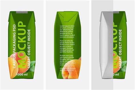 Download Juice Carton Package Mockup ~ Product Mockups ~ Creative ...