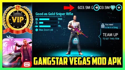Gangstar Vegas 4 1 0h Apk Mod Vip Data Unlimited Money
