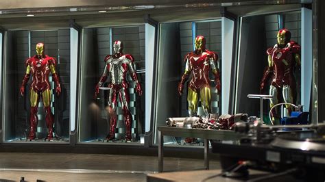 Iron Man Suits On Tony Stark S Lab Virtual Backgrounds