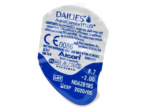 Dailies Aquacomfort Plus Lenses Alensa Uk