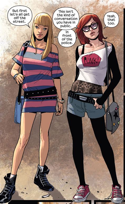 mary jane watson and gwen stacy