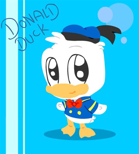 Donald Duck Chibi By Leniproduction On Deviantart