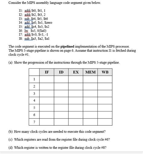Solved Consider The Mips Assembly Language Code Segment Chegg Com